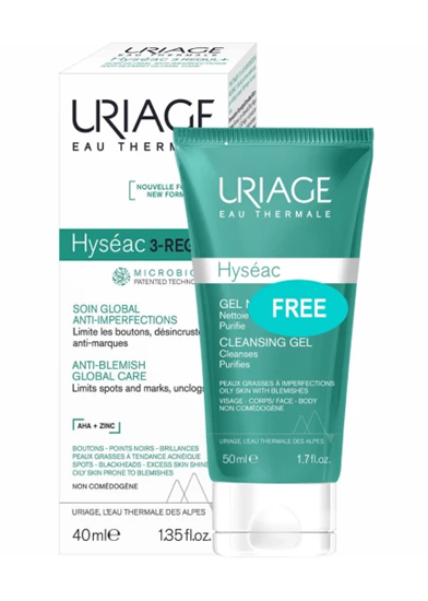 URIAGE HYSEAC 3 REGUL ANTI BLEMISH SKINCARECLEANSING GEL